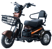 Акумуляторний трицикл Forte S1-P600 (коричневий) (145207)