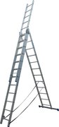 Драбина ELKOP VHR Hobby 3x12 алюмінієва, 3 секції, 12 ступенів (37492)