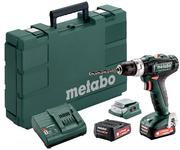 Акумуляторний шурупокрут Metabo PowerMaxx BS 12 V SB Basic Set + PA, 2x2.0Ah (601076910)