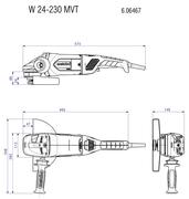 Кутова шліфувальна машина Metabo W 24-230 (606467000)