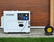 Дизельний генератор Hyundai DHY 8000SE