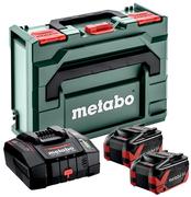 Базовий комплект Metabo (2 акумулятори LiHDX, 18В, 8 Аг + ASC 290 + metaBOX) (685305000)