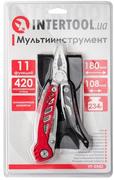 Мультиінструмент Intertool 180 мм, 11в1 (HT-0542)