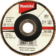 Пелюстковий шліфувальний диск Makita 125х22.23 Ce80 кутовий (D-28357)