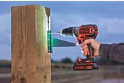 Дриль-шурупокрут ударний безщітковий акумуляторний BLACK+DECKER BL188N
