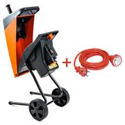 Садовий подрібнювач GTM DS2500/40 KIT + подовжувач 10м (DS2500/40_KIT+ext.cord) 83870