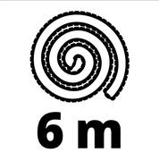 Шланг для мийок високого тиску Einhell PVC High Pressure hose 6 м (4144019)
