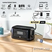 Зарядна станція EcoFlow RIVER mini (210 Вт·год)