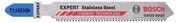 Пиляльне полотно по металу Bosch StainlessSteel T118AHM JSB, 3 шт. (2608900562)