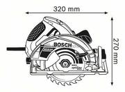 Пила дискова Bosch GKS 65 GCE L-BOXX (0601668901)