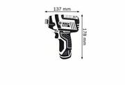 Акумуляторний ударний гайкокрут Li-Ion Bosch GDR 12V-105 (06019A6977)