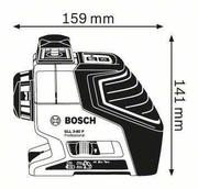Лінійні лазери (будівник площин) Bosch GLL 3-80 P + BM1 + LR2 в L-Boxx (060106330A)