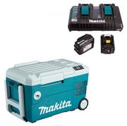 Холодильник-нагрівач акумуляторний Makita 20 л 14.3 кг (SET-DCW180-PT2)