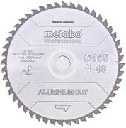Пильний диск Metabo Aluminium cut HW/CT 160х1.6/1.2x20, Z48 FZ/TZ 5 град. (628288000)