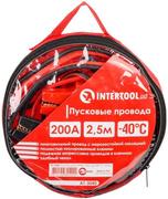 Пускові провода Intertool 200 А, 2.5 м (AT-3040)