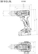 Акумуляторний ударний дриль-шурупокрут Metabo SB 18 L BL Q (613158840) (без АКБ та ЗП)