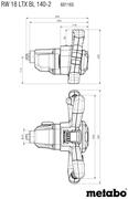 Акумуляторний міксер Metabo RW 18 LTX BL 140-2 (601165850) (без АКБ та ЗП)