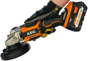 Акумуляторна кутова шліфувальна машина AEG BEWS18-125BL-502C (4935464417)
