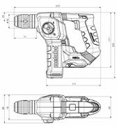 Акумуляторний перфоратор Metabo Powermaxx BH 12 BL 16 каркас metaBox (600207840)