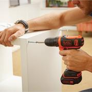 Акумуляторний шурупокрут Black   Decker BDCD12K-QW