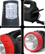 Ліхтар ручний акумуляторний GRUNHELM GR-2827, 1 LED 3 Вт + 9 SMD LED, 4000 mAh (121276)