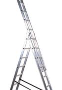 Трисекційна сходи VIRASTAR DW 3 PROFI 3x12 ступенів