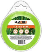 Косильна волосінь SEQUOIA, 2.4 мм, 15 м (TL2.4-L15-Star)