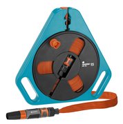 Шланг плоский Gardena Roll-Fix в касеті 15 м з комплектом для поливу (00756-20)