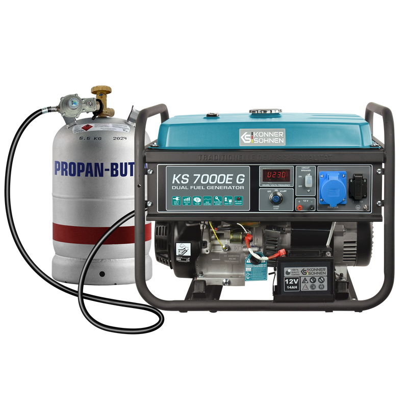 Генератор газобензиновий «Könner & Söhnen» KS 7000E G