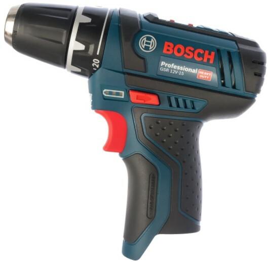 Акумуляторний дриль-шурупокрут Bosch GSR 12V-15 Set Professional (0615990G6L)