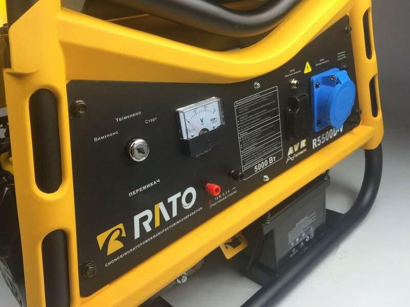 Бензиновий генератор Rato R5500D-V