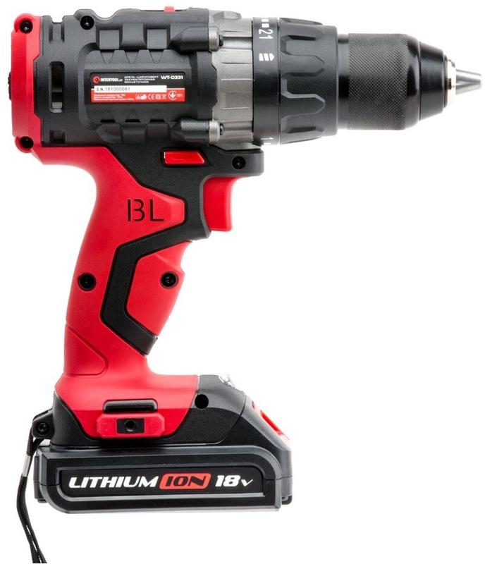 Акумуляторний дриль-шуруповерт Intertool WT-0331
