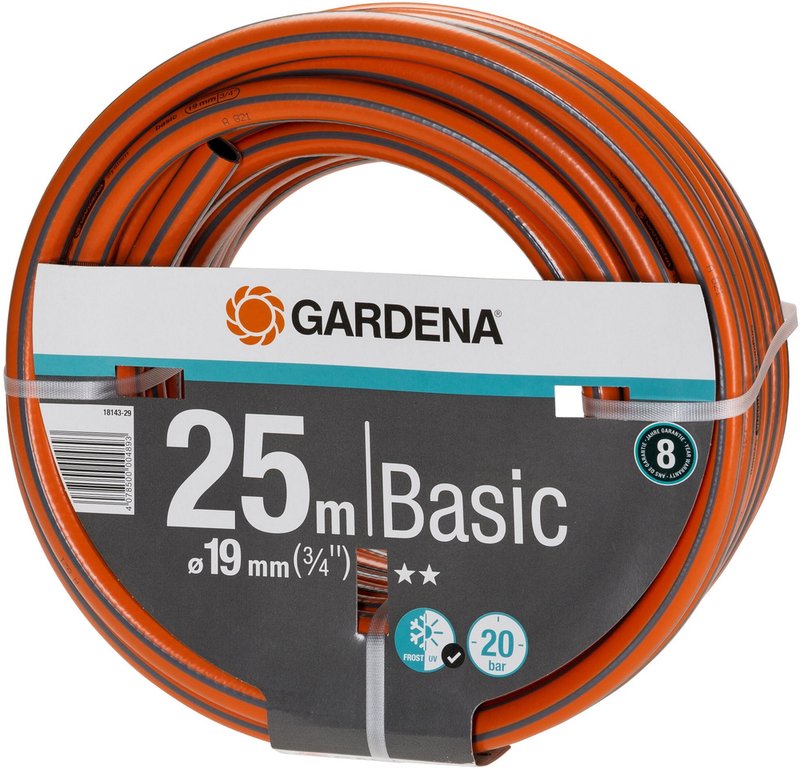 Шланг Gardena Basic 19 мм (3/4"), 25 м (18143-29)