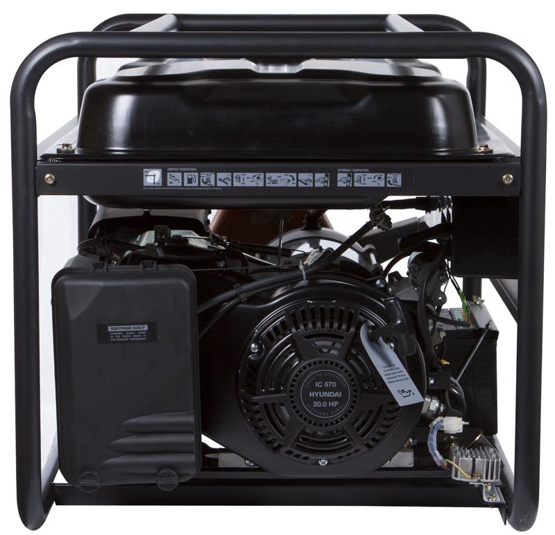 Бензиновий генератор Hyundai HHY 12500LE