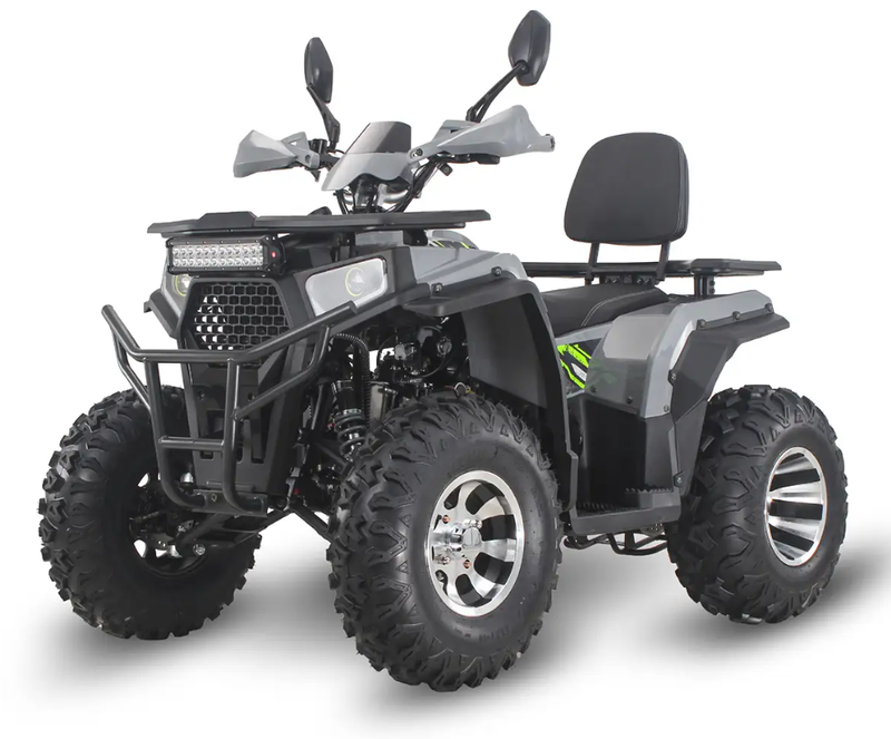 Квадроцикл Forte ATV200G PRO (зелено-сірий) (133188)