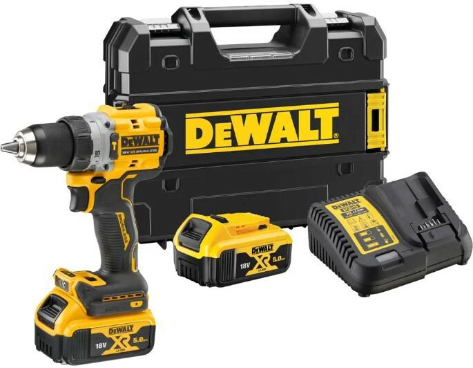 Дриль-шурупокрут акумуляторний безщітковий ударний DeWalt DCD805P2T