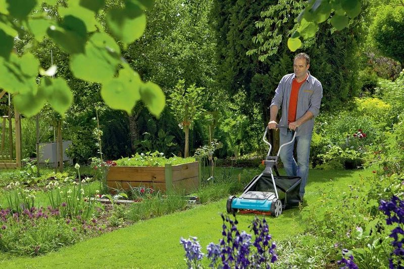 Механічна барабанна газонокосарка Gardena Comfort 400 С (04022-20)