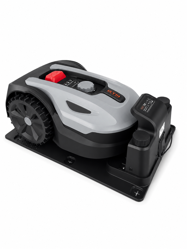 Газонокосарка-робот GTM RLM600/18W 600 кв.м із зарядною станцією та комплектом для встановлення (RLM600/18W) 84173