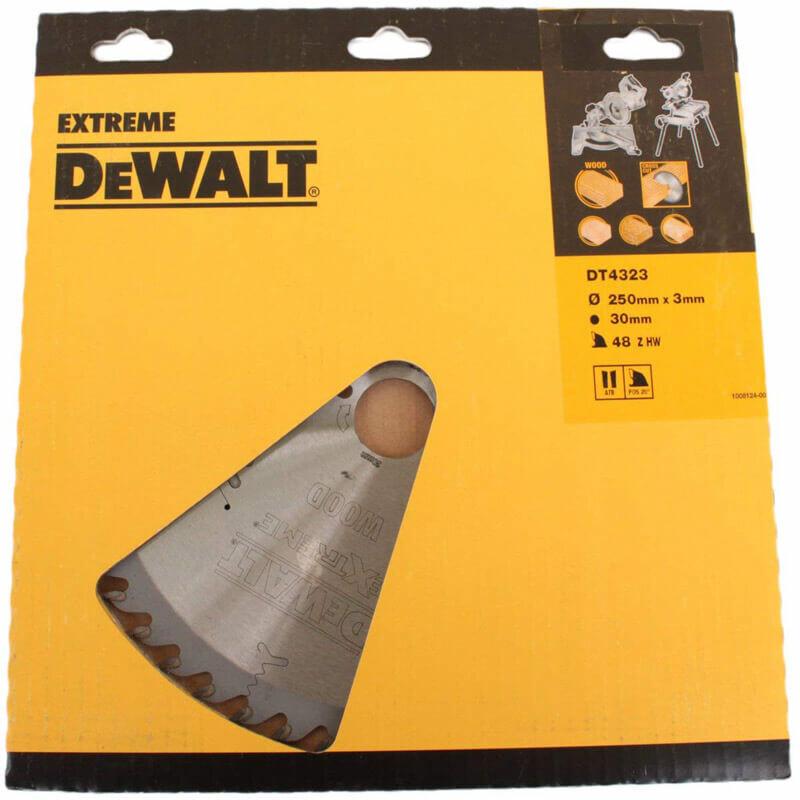 Диск пильний DeWALT 250х30 мм, 48 зубців (DT4323)