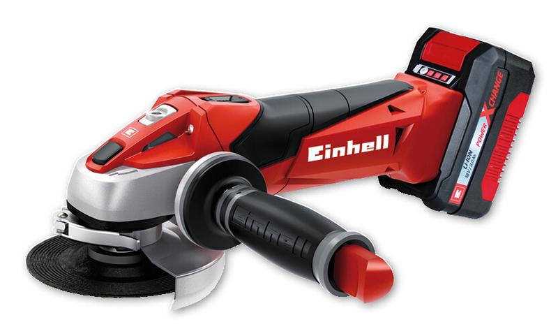 Акумуляторна шліфмашина Einhell TE-AG 18/115 Li Kit (1х3,0Ah) (4431119)