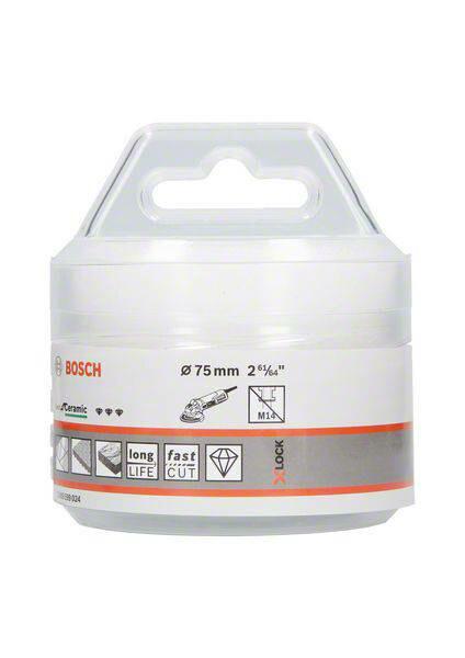 Алмазна коронка Bosch Dry Speed X-LOCK 75 мм (2608599024)