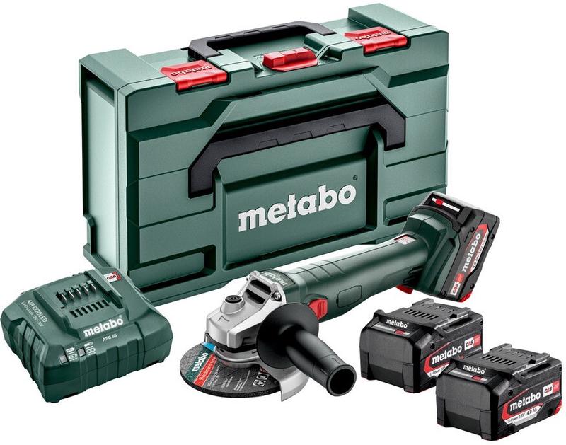 Акумуляторна кутова шліфувальна машина Metabo W 18 L 9-125 Quick (602249960)