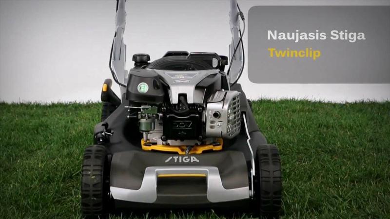 Газонокосарка бензинова самохідна STIGA Twinclip 55 SVEQB