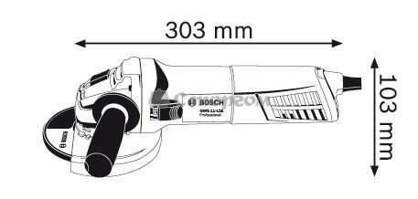 Кутова шліфмашина Bosch GWS 11-125 (0601792000)