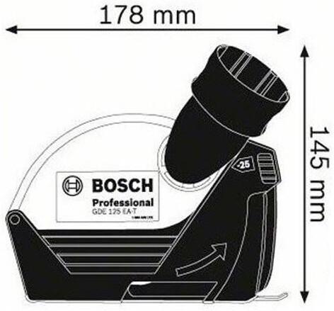Система видалення пилу Bosch GDE 125 EA-T (1600A003DJ)