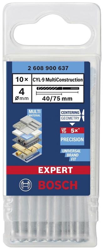 Свердло універсальне Bosch CYL-9 4x40x75 мм, 10 шт. (2608900637)