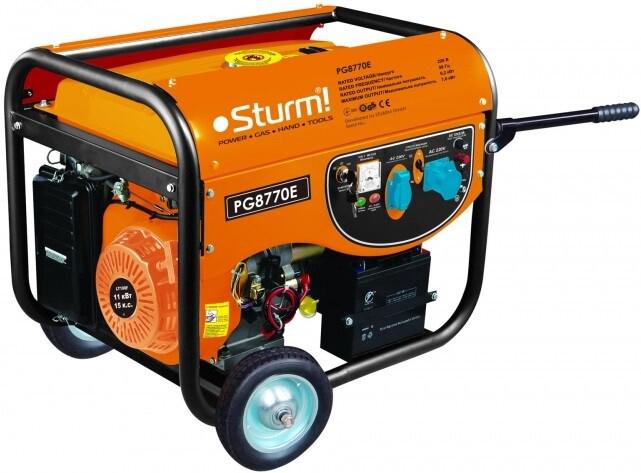 Бензиновий генератор Sturm PG8770E