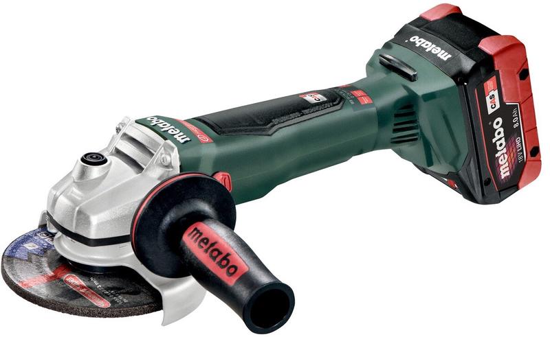 Кутова шліфувальна машина Metabo WB 18 LTX BL 125 Quick LiHD 2x8.0 Ah (613077810)