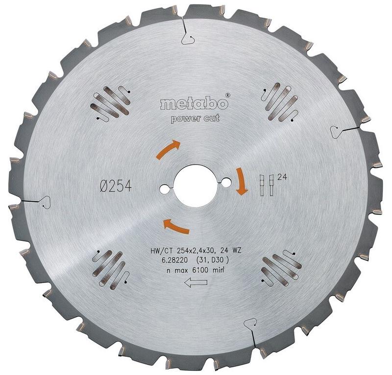 Пильний диск Metabo 210x30, HW/CT 24 WZ (628008000)