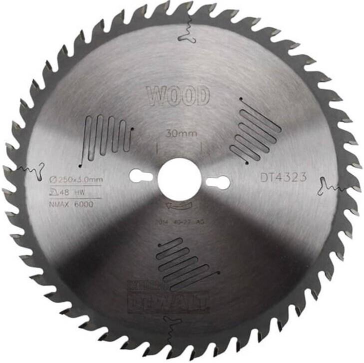 Диск пильний DeWALT 250х30 мм, 48 зубців (DT4323)